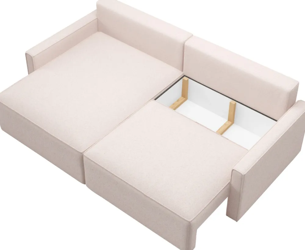 Meble Dla Dzieci|Meble Młodzieżowe>BROMARKT Rozkładany narożnik z funkcją spania do salonu boucle nowoczesny NORBERT