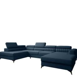 Narożniki>NEXT COLLECTION Salonowy narożnik z regulowanymi zagłówkami PAULLETTO wolnostojący pojemniki