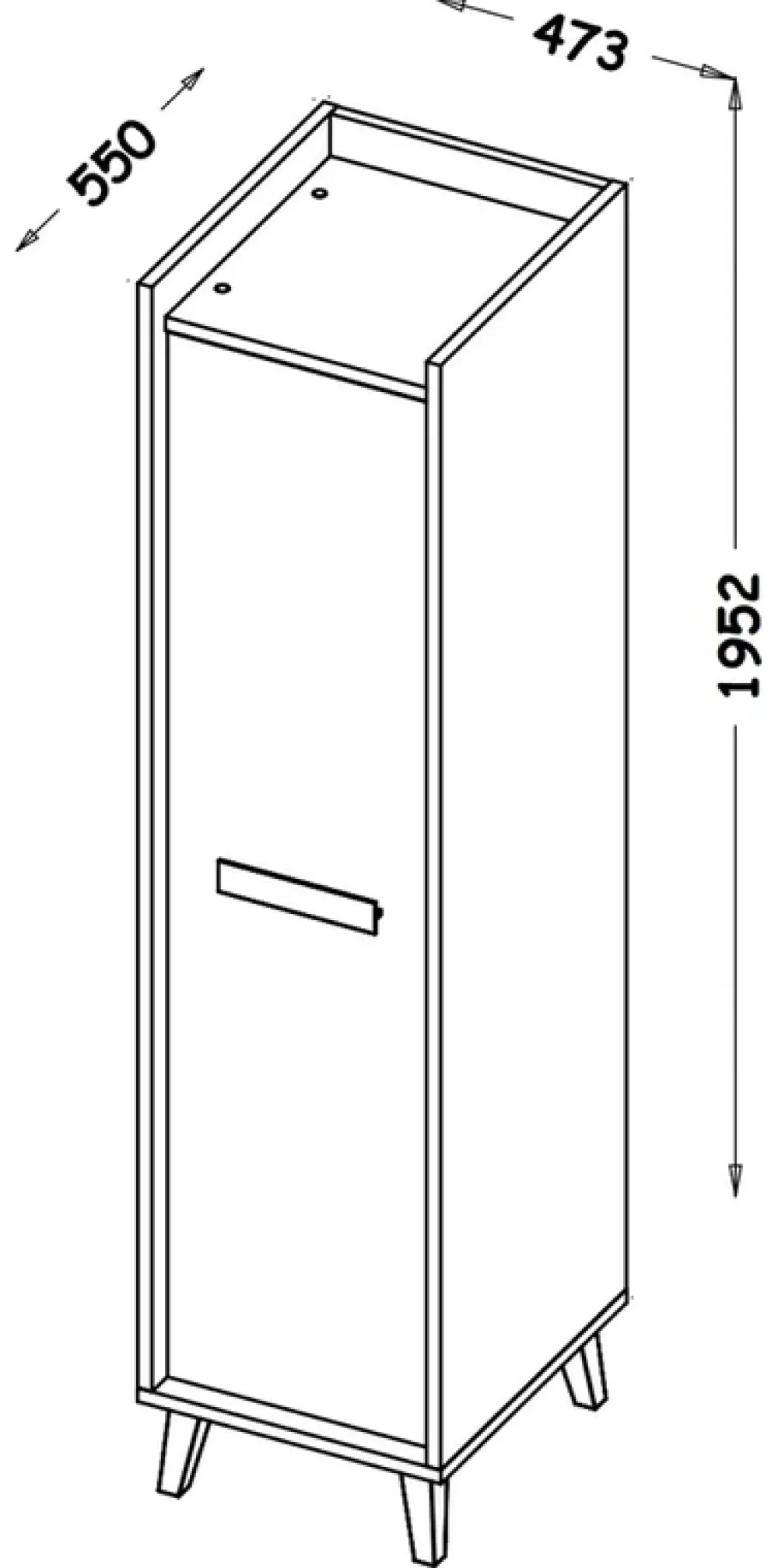 Zestawy Mebli Młodzieżowych|Meblościanki>DOLMAR Skandynawska meblościanka do pokoju młodzieżowego WARSAW