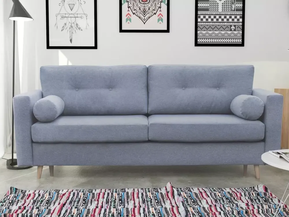 Meble Dla Dzieci|Kanapy I Sofy>NEXT COLLECTION Skandynawska sofa z funkcja spania do salonu SCENDI