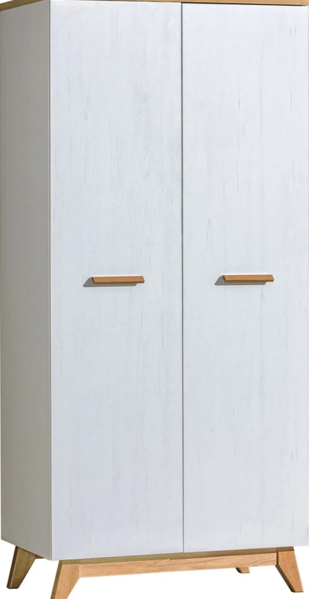 Szafy Dwudrzwiowe|Szafy Młodzieżowe>DOLMAR Skandynawska szafa dwudrzwiowa 85 cm SILVA