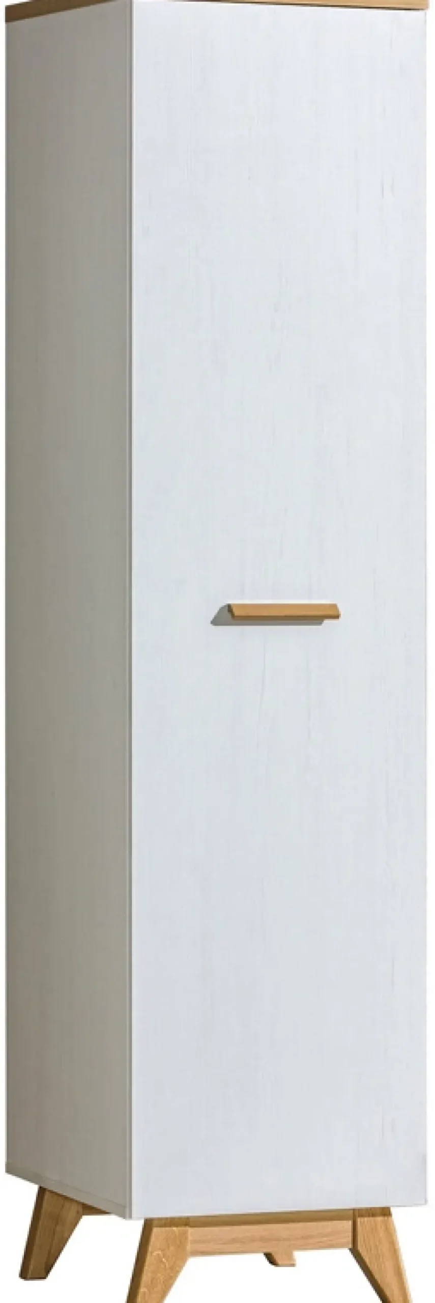 Szafy Młodzieżowe|Szafy Otwierane>DOLMAR Skandynawska szafa jednodrzwiowa 45 cm SILVA