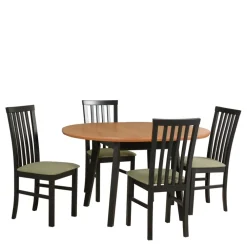 Stoły Z Krzesłami>DREWMIX Skandynawski stół z krzesłami drewnianymi MONZA