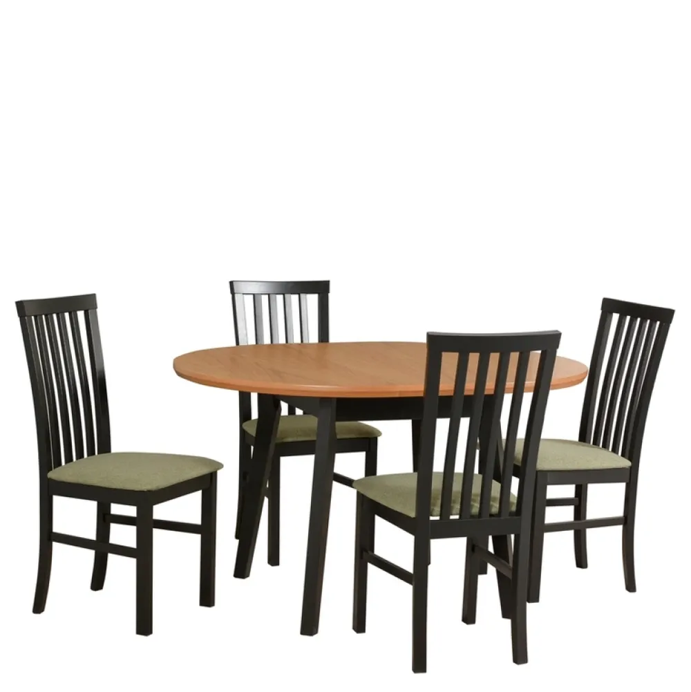 Stoły Z Krzesłami>DREWMIX Skandynawski stół z krzesłami drewnianymi MONZA