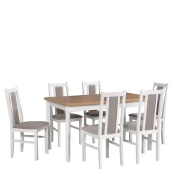 Stoły Z Krzesłami>DREWMIX Skandynawski stół z krzesłami do jadalni NESTO