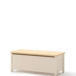 Meble Młodzieżowe|Zestawy Mebli Młodzieżowych>lenart. Skrzynia ze schowkiem i siedziskiem 99 cm STORY beż piaskowy