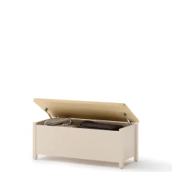 Meble Młodzieżowe|Zestawy Mebli Młodzieżowych>lenart. Skrzynia ze schowkiem i siedziskiem 99 cm STORY beż piaskowy