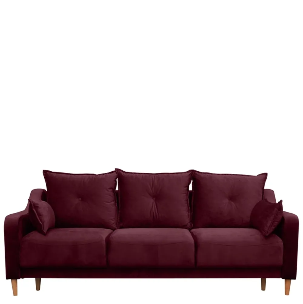 Kanapy I Sofy>MEBAS Sofa do salonu z funkcją spania LENZI pojemnik na pościel