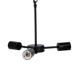 Oświetlenie Jadalni|Oświetlenie Kuchni>Candellux Lighting Sparta lampa wisząca czarny 3X60W E27