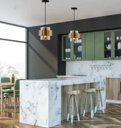 Oświetlenie Przedpokoju|Oświetlenie Jadalni>Candellux Lighting SPIEGA LAMPA WISZĄCA CZARNY+MOSIĘŻNY 1X60W E27 KLOSZ DYMIONY