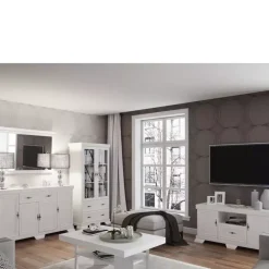 Krzesła|Stoły>GAŁA MEBLE Stół biały rozkładany 160x90 KOLONIA sosna andersen