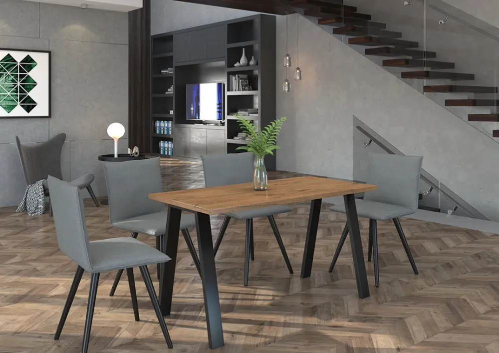 Krzesła|Stoły>Lempert Stół do jadalni KEVIN 185x90 dąb lancelot