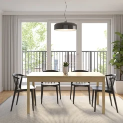 Stoły|Stoły Rozkładane>INTER MEBLE Stół do jadalni STELLA 160 cm dąb artisan