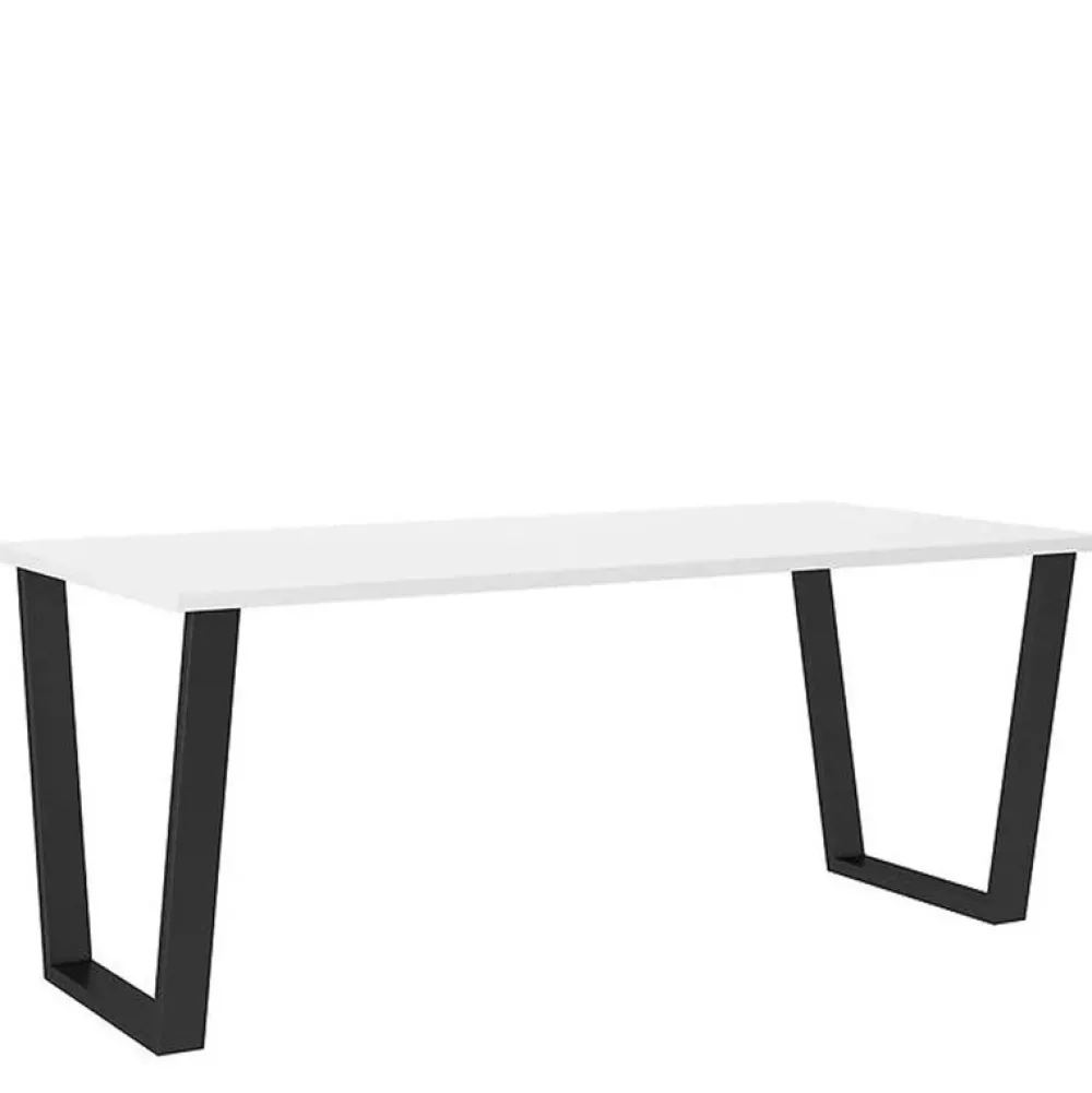 Krzesła|Stoły>Lempert Stół do salonu KARO 185x90 biały