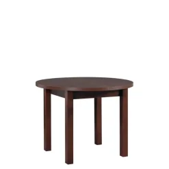 Krzesła|Stoły Rozkładane>DREWMIX Stół okrągły drewniany orzech PALVE