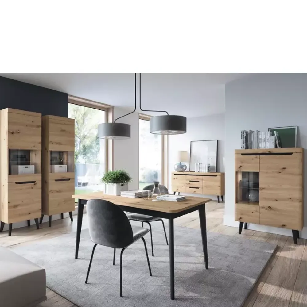 Krzesła|Stoły>PIASKI Stół rozkładany 140-180 RENI dąb artisan