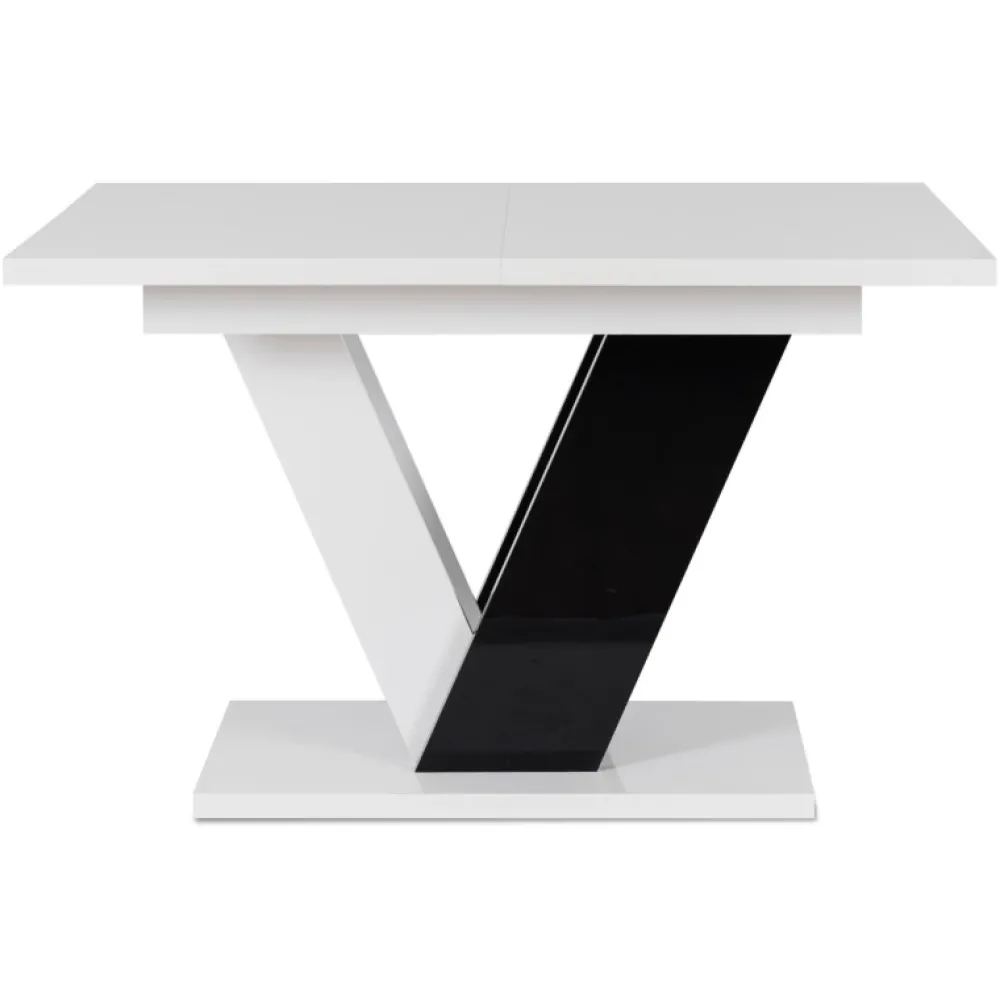 Stoły Rozkładane|Stoły>MEBEL ELITE Stół rozkładany do jadalni 160 cm biały CONRAD