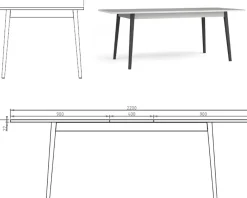 Stoły Rozkładane|Stoły></noscript>MEBLOSIEK Stół rozkładany do jadalni IRYS 180 cm prostokątny szary