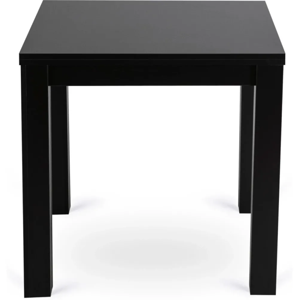 Stoły Rozkładane|Stoły>MEBEL ELITE Stół rozkładany kwadratowy do jadalni 80-160 cm MANX czarny