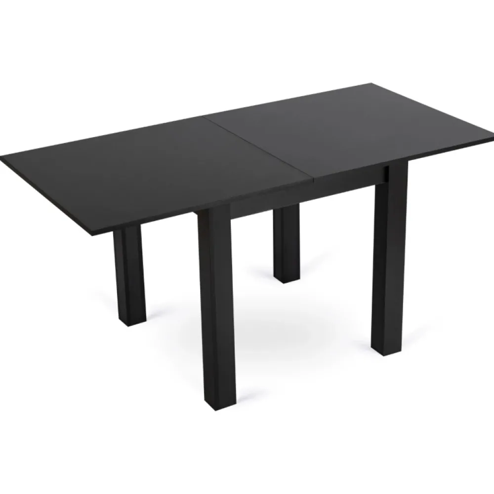 Stoły Rozkładane|Stoły>MEBEL ELITE Stół rozkładany kwadratowy do jadalni 80-160 cm MANX czarny
