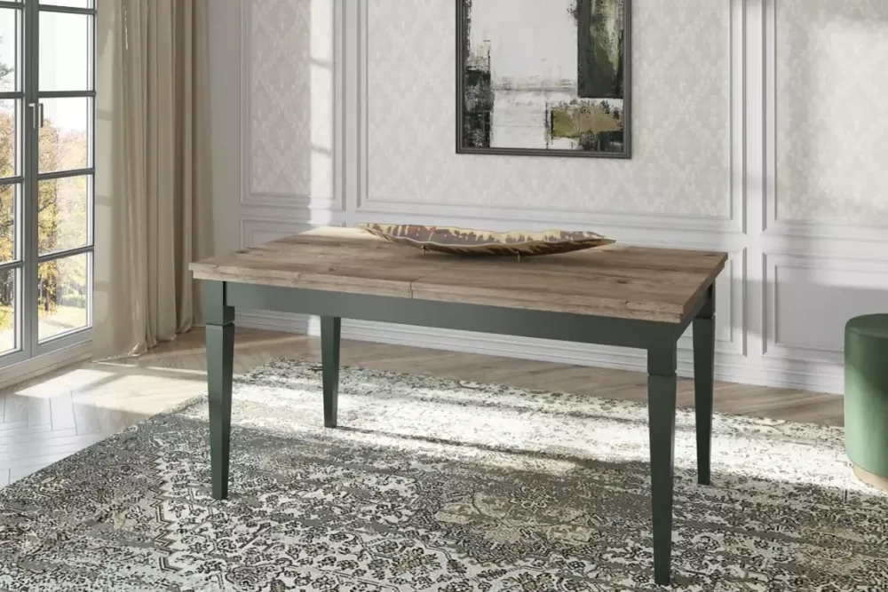 Krzesła|Stoły>Helvetia Stół rozkładany 160-240x90cm do jadalni IVORIA