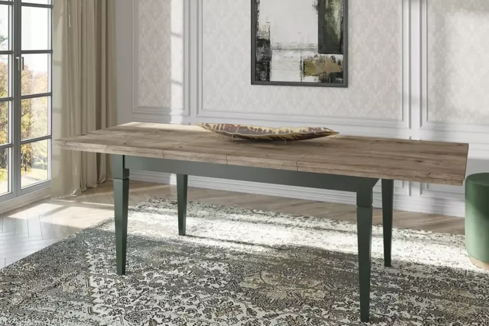 Krzesła|Stoły>Helvetia Stół rozkładany 160-240x90cm do jadalni IVORIA