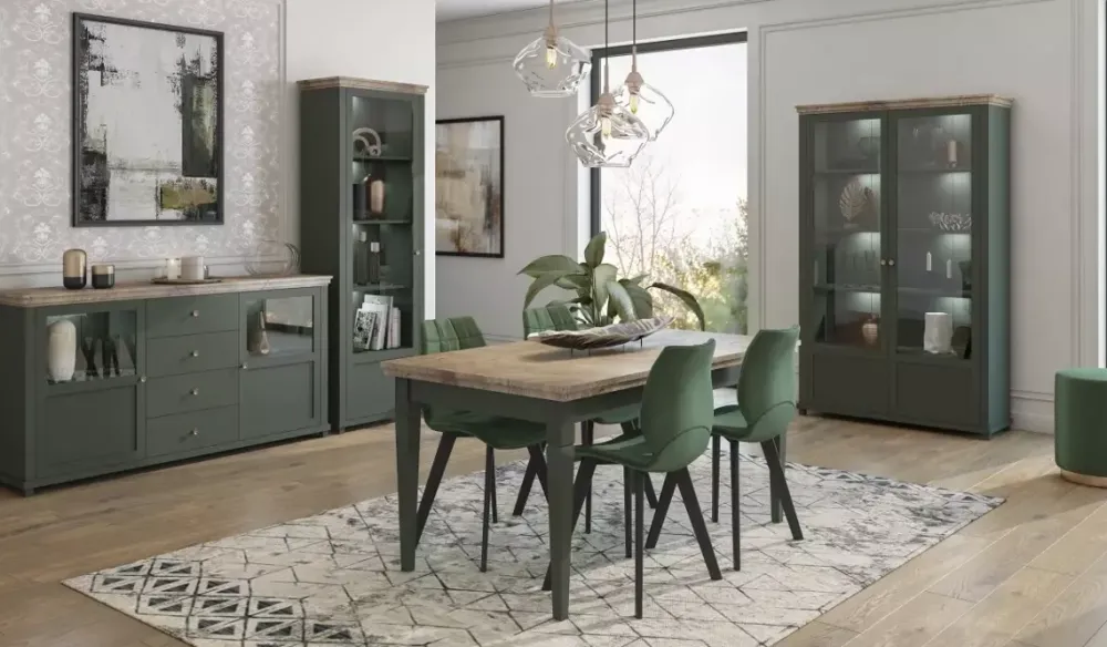 Krzesła|Stoły>Helvetia Stół rozkładany 160-240x90cm do jadalni IVORIA