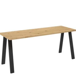 Krzesła|Stoły>Lempert Stół w stylu loft KEVIN 185x67 dąb artisan
