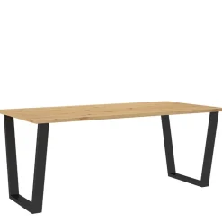 Krzesła|Stoły>Lempert Stół w stylu loftowym KARO 185x67 dąb artisan
