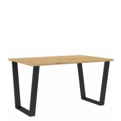 Krzesła|Stoły>Lempert Stół w stylu loftowym KARO 138x67 dąb artisan