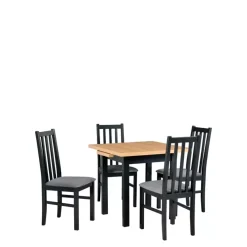 Stoły Z Krzesłami>DREWMIX Stół z krzesłami do jadalni w industrialnym stylu MOTTA