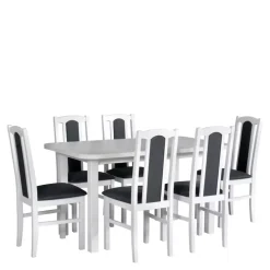 Stoły Z Krzesłami>DREWMIX Stół z krzesłami w stylu skandynawskim VELOTTA