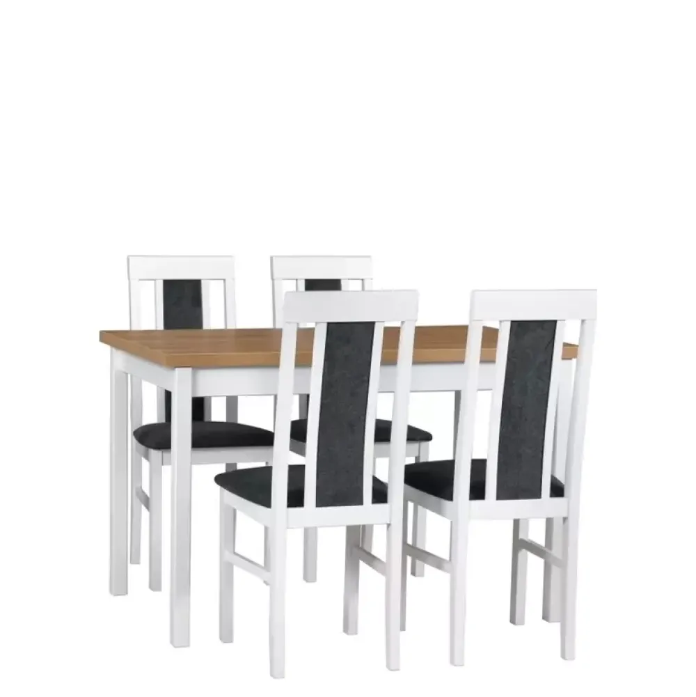 Stoły Z Krzesłami>DREWMIX Stół z krzesłami w stylu skandynawskim MOTTA