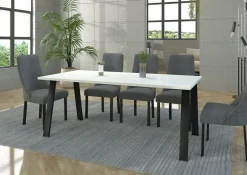 Krzesła|Stoły>Lempert Stół z metalowymi nogami KEVIN 185x67