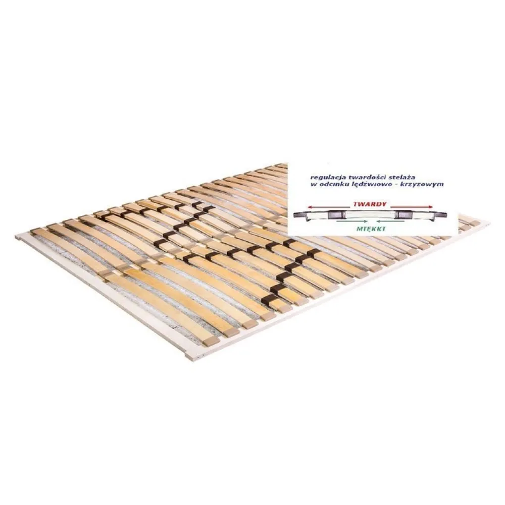 Stelaże Do Łóżek|Stelaże>WOJTEX Stelaż drewniany do łóżka dwuosobowego 180x200 z regulacją DUO FIX