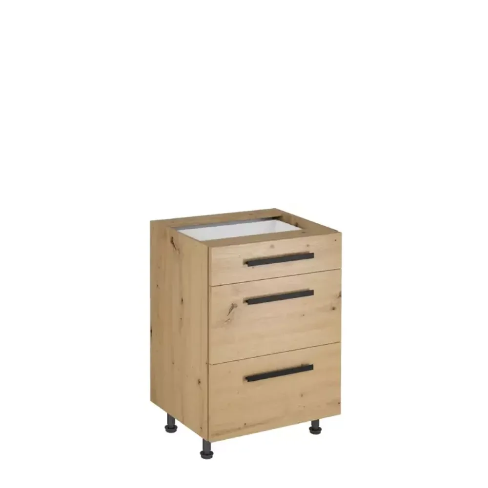 Meble Kuchenne>GAŁA MEBLE Stojąca szafka kuchenna 60 cm szuflady LAOS