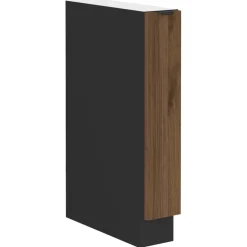 Meble Kuchenne>Lempert Stojąca szafka kuchenna CARGO 15 cm MARGARET orzech okapi