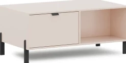 Ławy I Stoliki>Stolar Stolik kawowy do salonu 107 cm CALISSA beż piaskowy