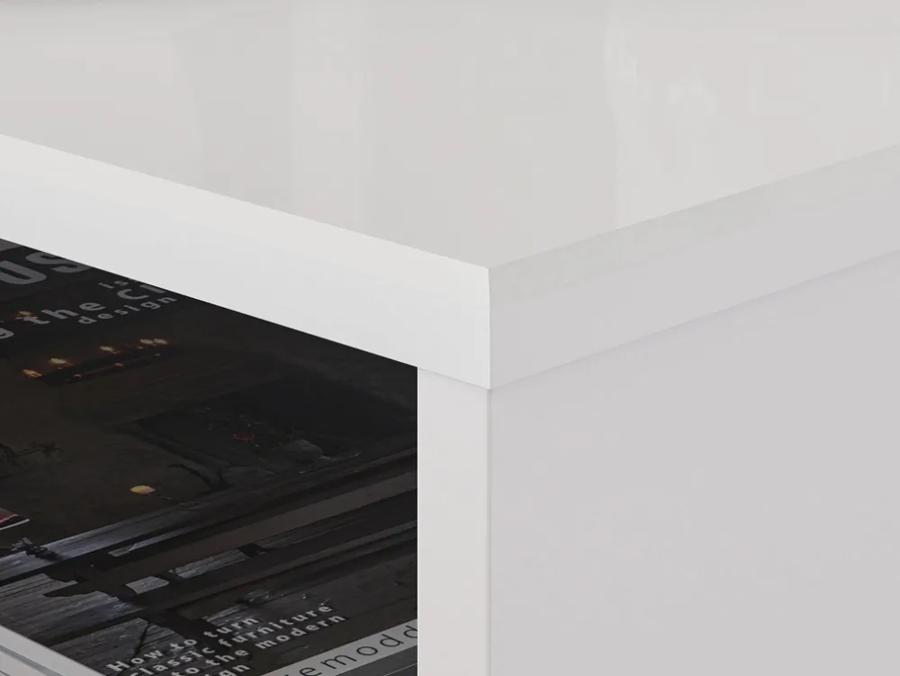 Ławy I Stoliki>ML Meble Stolik kawowy do salonu w stylu glamour GOLDIN biały