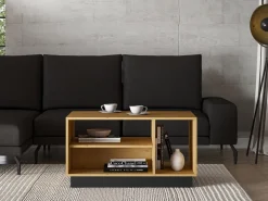 Ławy I Stoliki>ML Meble Stolik kawowy do salonu z wnękami MONELLI dąb stylowy