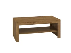 Ławy I Stoliki>ML Meble Stolik kawowy do salonu z półką 61x114 cm BALTICA dąb lefkas