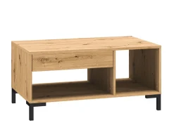 Ławy I Stoliki>ML Meble Stolik kawowy drewniany 60x100 cm NEVIO dąb artisan