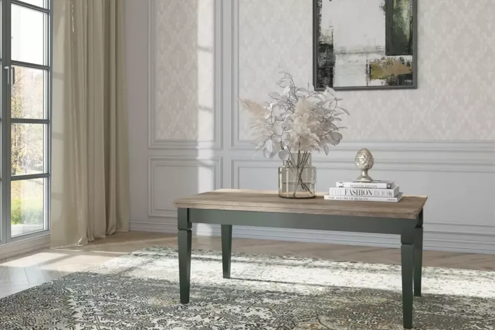 Ławy I Stoliki>Helvetia Stolik kawowy klasyczny IVORIA