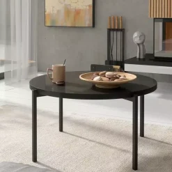 Ławy I Stoliki>GiB Meble Stolik kawowy okrągły ETA I czarny