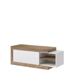 Ławy I Stoliki>Helvetia Stolik kawowy rozsuwany FRANK biały połysk