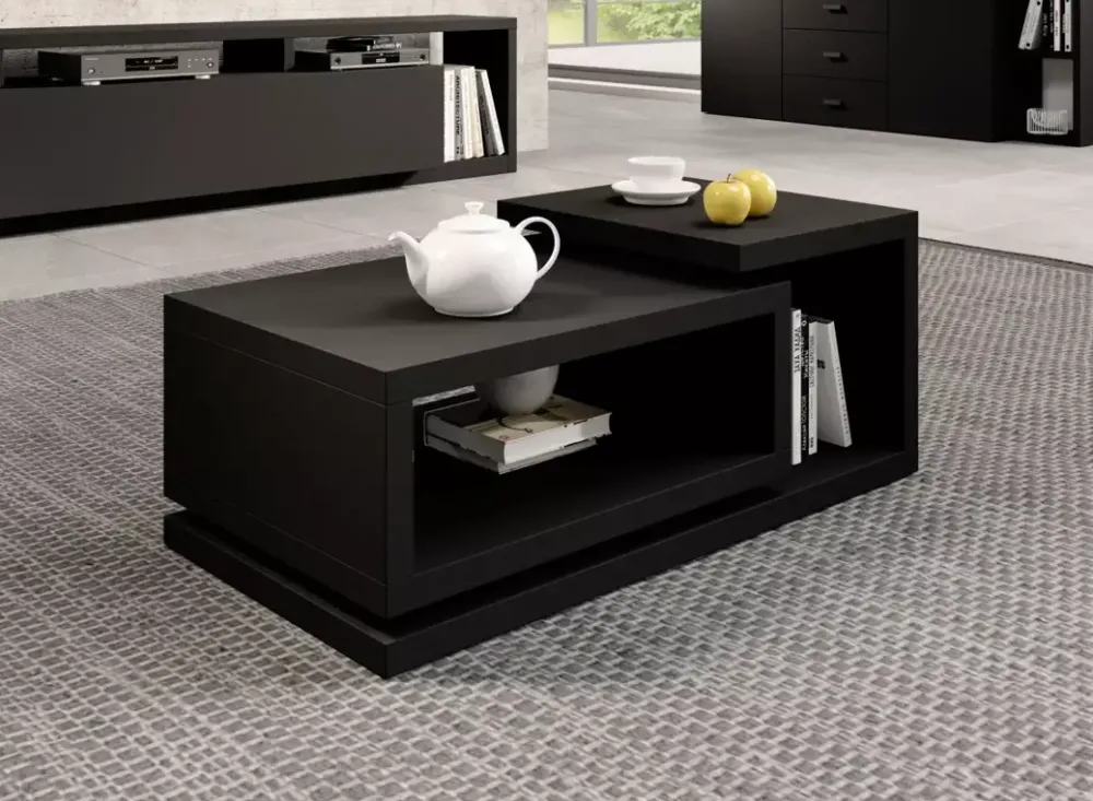 Ławy I Stoliki>Helvetia Stolik kawowy TABU mat czarny