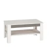 Zestawy Mebli Młodzieżowych|Ławy I Stoliki>ML Meble Stolik kawowy z półką do salonu 67x114 cm BLANCO sosna śnieżna