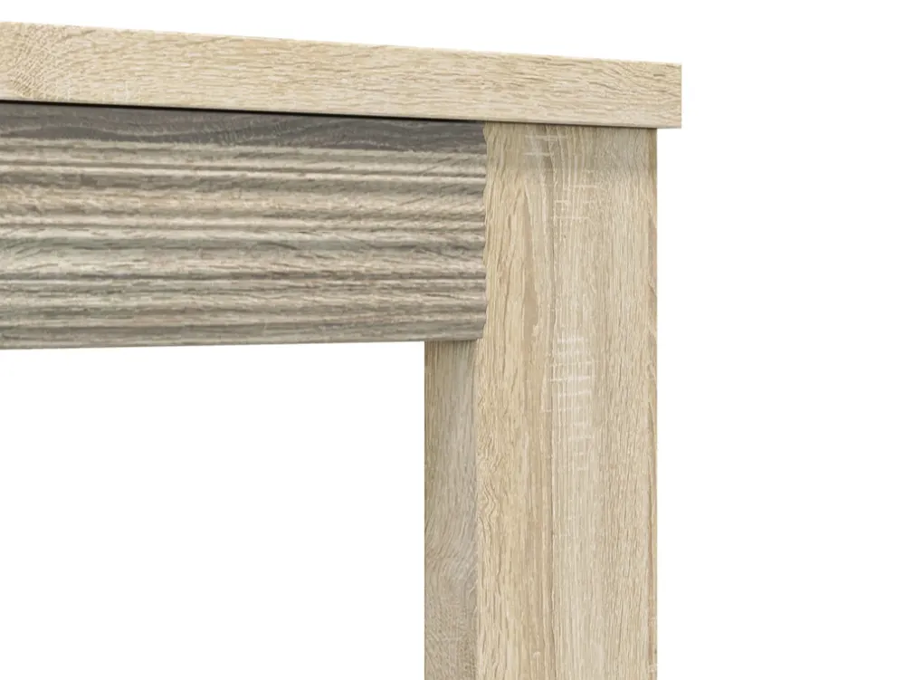 Zestawy Mebli Młodzieżowych|Ławy I Stoliki>ML Meble Stolik kawowy z półką do salonu 115x46 cm CASTEL dąb sonoma