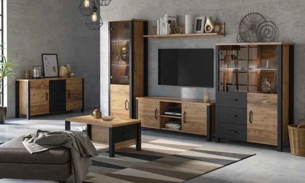 Ławy I Stoliki>Helvetia Stolik kawowy z szufladą ONLY