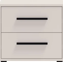 Meble Dla Dzieci|Meble Młodzieżowe>GiB Meble Stolik nocny do sypialni z szufladami 51 cm MAXIDO kaszmir